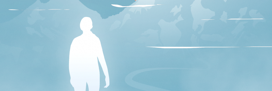 Une personne se trouve face à une montagne immense qui représente le grand travail qu'elle a fait en séance d'hypnose